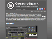 Tablet Screenshot of gesturespark.com